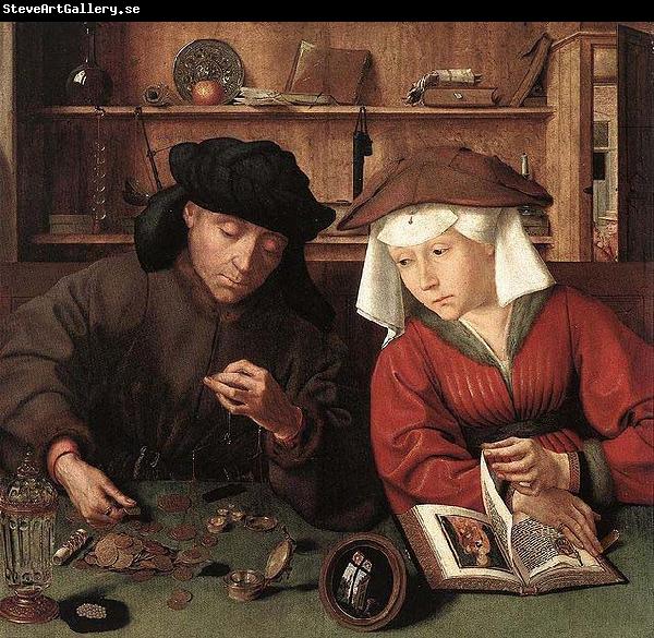 Quentin Matsys The Moneylender and his Wife